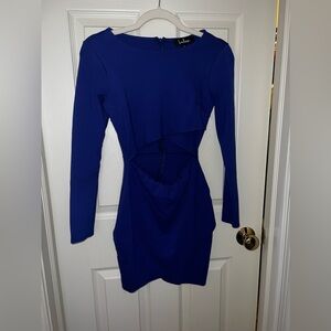 Lulus long sleeve cut out dress